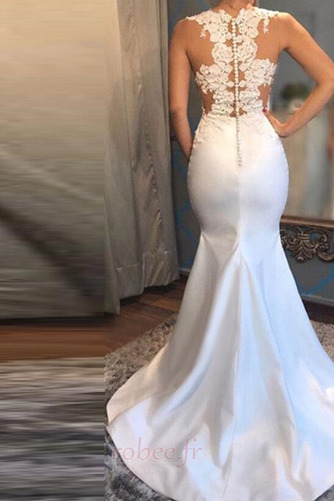 Robe de soirée Drapé Milieu dos Sexy Sans Manches Hiver Naturel taille - Page 2
