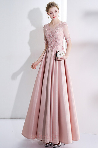 Robe de soirée noble Soie Lacez vers le haut Perler Couvert de Dentelle - Page 1