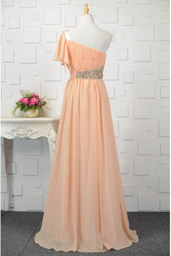 Robe de demoiselle d'honneur a ligne Printemps Sexy Traîne Courte - Page 3