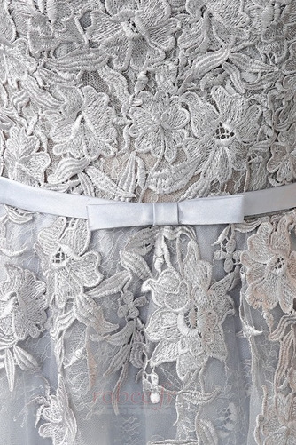 Robe de demoiselle d'honneur Nœud à Boucles Naturel taille Fermeture à glissière - Page 5