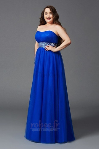 Robe de soirée Elégant Fermeture à glissière Haut Bas Perle Longueur au sol - Page 5