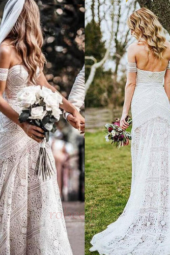 Robe de mariée De plein air Dentelle vogue Ouverture Frontale - Page 2