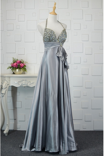 Robe de soirée Nœud à Boucles Printemps vogue Sans Manches Fourreau Avec Bijoux - Page 2