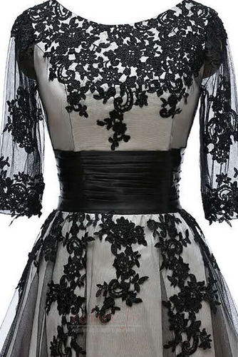 Robe de soirée Vente Manche Aérienne Lacez vers le haut Naturel taille - Page 7