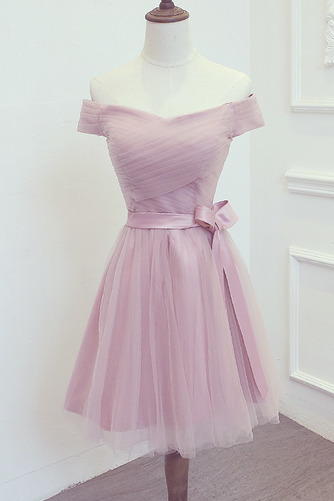 Robe de demoiselle d'honneur Tulle Été Fermeture à glissière - Page 2