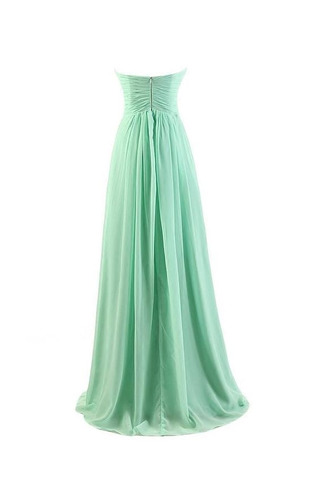 Robe de demoiselle d'honneur Fermeture à glissière Empire Mousseline - Page 2