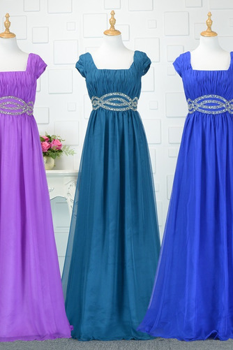 Robe de demoiselle d'honneur Col Carré Longue Mancheron Simple - Page 5