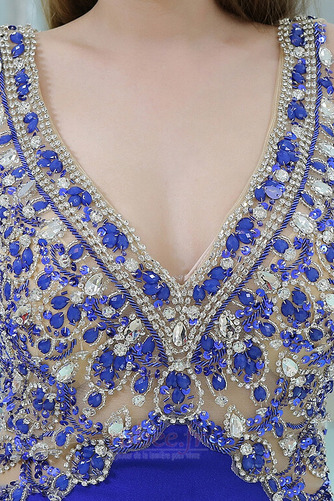 Robe de bal Scintillait Hiver Près du corps Traîne Courte Perlé - Page 6