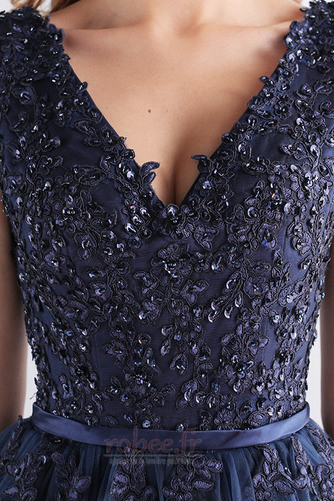 Robe de soirée Dos nu gossamer Formelle A-ligne Sans Manches - Page 4