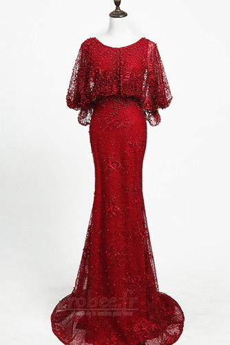 Robe de soirée Longueur de plancher Perle A-ligne Manche Lâche - Page 7