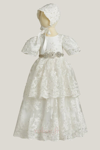 Robe de fille de fleur Cérémonie Couvert de Dentelle Petit collier circulaire - Page 2