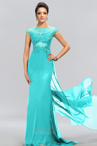 Robe de soirée Dentelle Train de petit Mince vogue Fermeture à glissière - Page 7