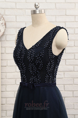 Robe de bal Tulle Formelle A-ligne Corsage Avec Bijoux Chaussez - Page 5