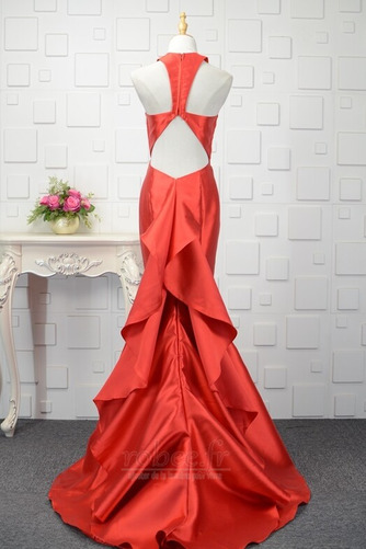 Robe de soirée Longueur de plancher Dépouillé Accrocher le cou - Page 3