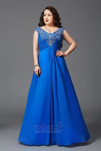 Robe de soirée Longueur de plancher Col en V Fourreau Avec Bijoux - Page 4