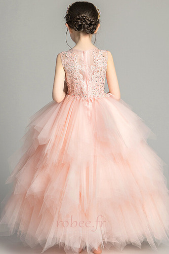 Robe de fille de fleur a ligne Sans Manches Manquant Dentelle - Page 2