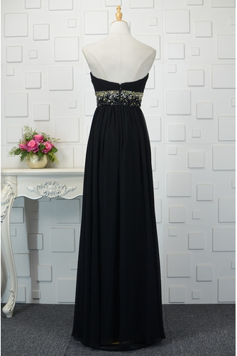 Robe de soirée Naturel taille Sans Manches A-ligne Fourreau plissé - Page 3