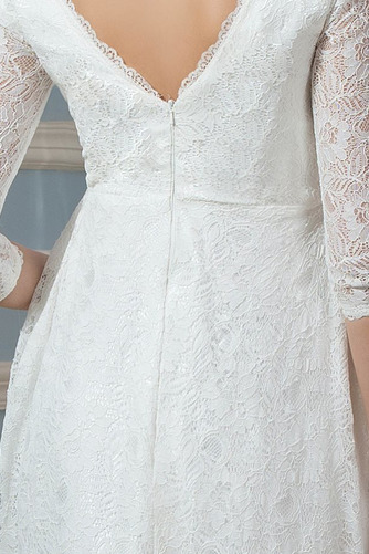 Robe de soirée taille haut Mousseline Chic Manche Aérienne Dos nu - Page 5