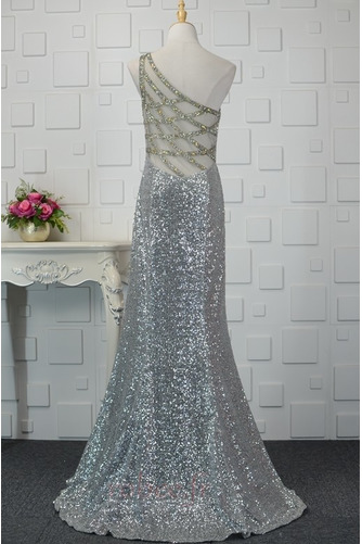 Robe de soirée Paillettes Naturel taille Corsage Pailleté Sans Manches - Page 2