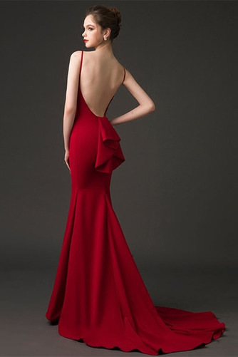 Robe de soirée Dos nu Médium Naturel taille Sans Manches Sirène - Page 3