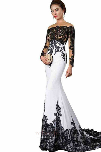 Robe de soirée Sirène Dentelle Mariage Vente semi-couverte Satin - Page 1