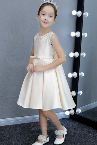 Robe de fille de fleur aligne Naturel taille Longueur de genou - Page 2