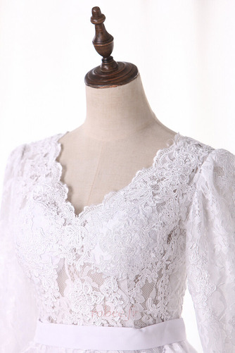 Robe de cocktail Naturel taille Manche Aérienne Glamour Col en V - Page 4