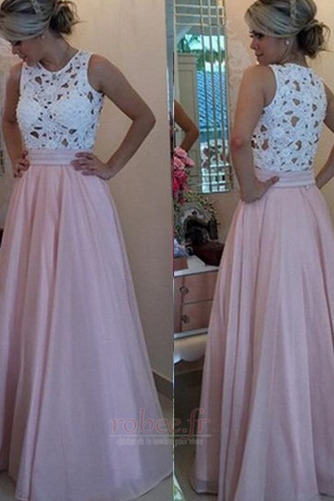 Robe de soirée Couvert de Dentelle A-ligne Printemps Fermeture à glissière - Page 1
