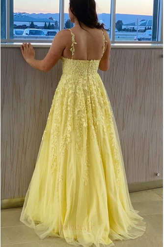 Robe de soirée Longueur de plancher A-ligne Poire Drapé Chic - Page 2