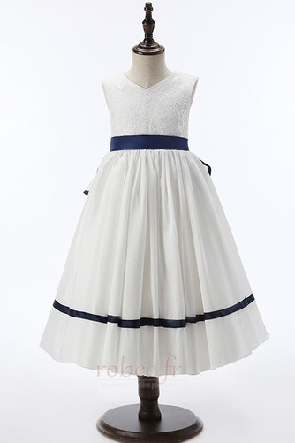 Robe de fille de fleur Cérémonie Epurée Dentelle Printemps Couvert de Dentelle - Page 4