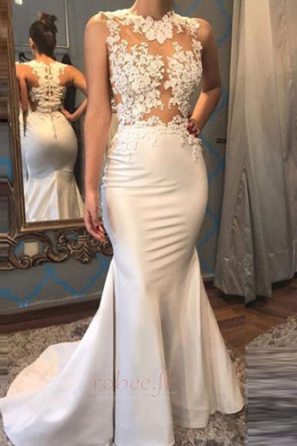 Robe de soirée Drapé Milieu dos Sexy Sans Manches Hiver Naturel taille - Page 1