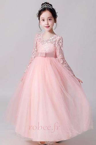 Robe de fille de fleur Petit collier circulaire Dentelle Formelle - Page 5