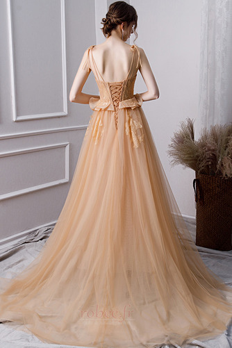 Robe de bal Longue Perler Printemps Sans Manches Manquant Bretelles Spaghetti - Page 2