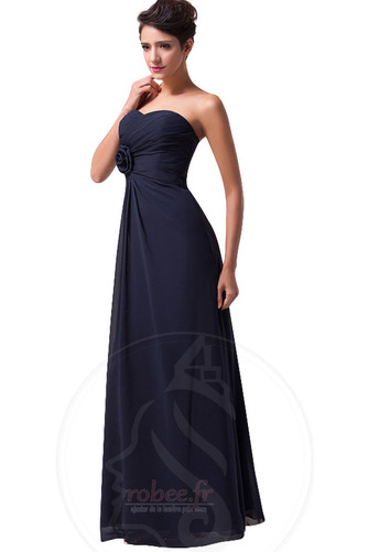 Robe de demoiselle d'honneur Mousseline Dos nu A-ligne Manquant - Page 5