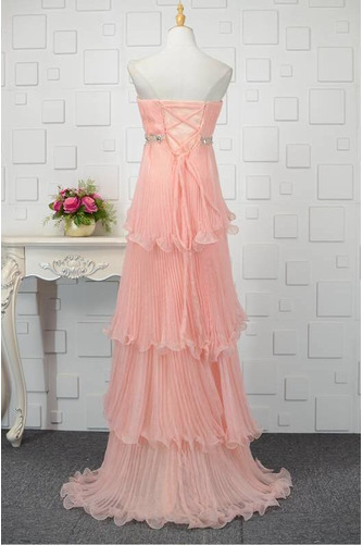 Robe de bal Sans courroies Fête Mousseline Naturel taille Sans Manches - Page 2