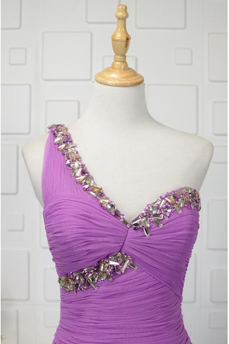 Robe de bal Une épaule Traîne Courte Dos nu Elégant Automne Ballon - Page 4