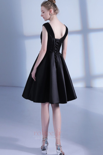 Robe de cocktail aligne Elégant Soie Norme Naturel taille Longueur de genou - Page 2