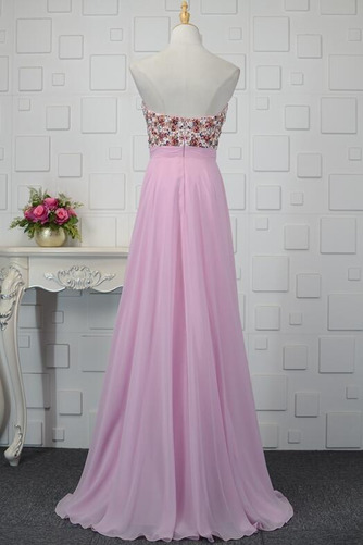 Robe de soirée Mousseline Fourreau Avec Bijoux A-ligne Médium - Page 3