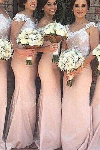 Robe de demoiselle d'honneur Couvert de Dentelle Luxueux Dentelle - Page 1