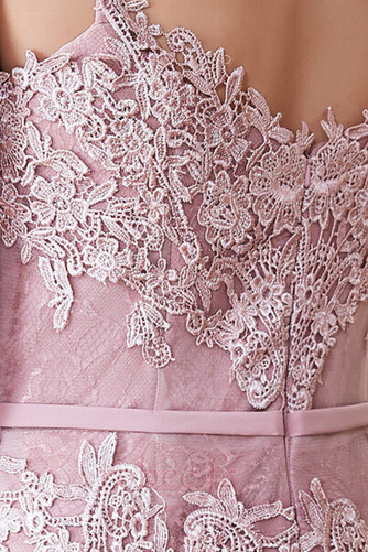 Robe de soirée Sans Manches Larges Bretelles Couvert de Dentelle - Page 3