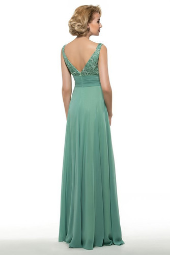 Robe mères Avec la veste Fête Taille haute Elégant Col en V Train de balayage - Page 6