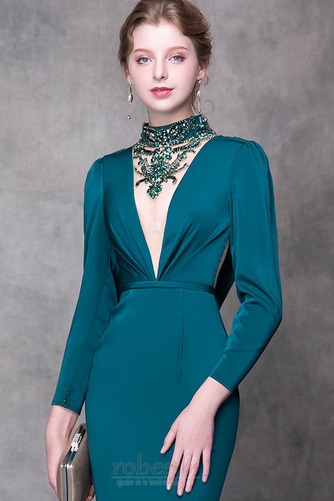 Robe de soirée Manche Longue Manquant Festin semi-halter Automne - Page 4