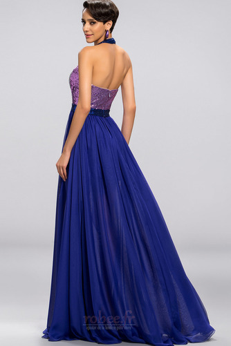 Robe de bal Longue Naturel taille Sans Manches a ligne Corsage Pailleté - Page 2