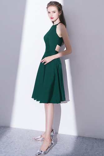 Robe de cocktail Elégant aligne Naturel taille Printemps Sans Manches - Page 3