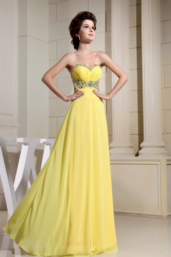 Robe de soirée Haut Bas Luxueux Sans Manches Longueur de plancher - Page 3