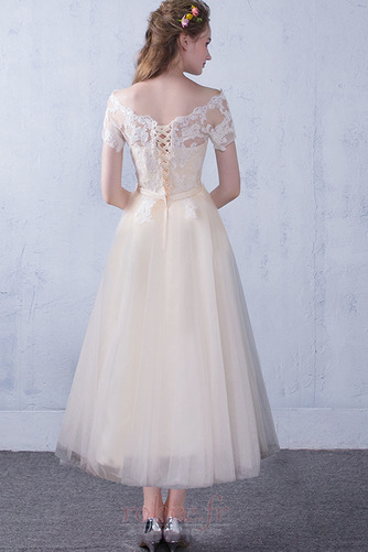 Robe de demoiselle d'honneur Dentelle Longueur Mollet Norme Naturel taille - Page 2