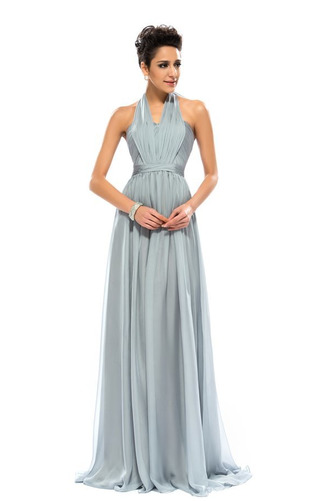 Robe de soirée Plissé Train de petit Milieu Naturel taille Dolman Sleeves - Page 6