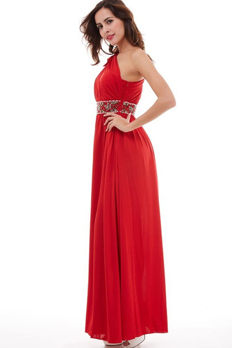 Robe de bal semi-halter Elégant A-ligne Chiffon Ballon Longueur Cheville - Page 3