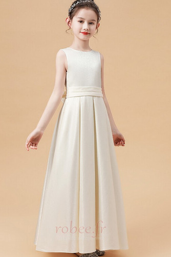 Robe de fille de fleur Longueur Cheville Orné de Nœud à Boucle - Page 4
