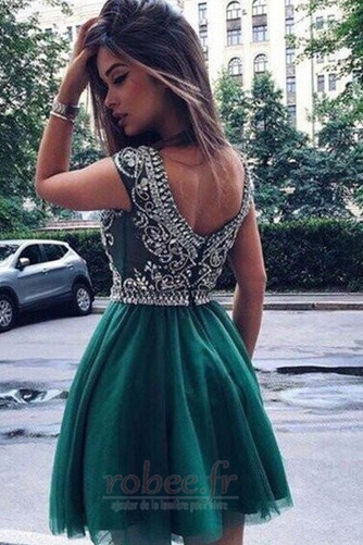 Robe de cocktail Montrer Automne Col rond gossamer Drapé Naturel taille - Page 1